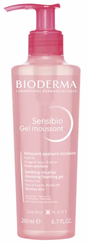 BIODERMA produkta foto, Sensibio Gel moussant 200ml, putojošsgels jutīgai ādai