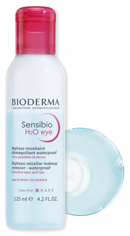 BIODERMA produkta foto, Sensibio H2O Eye 125ml, Micelārās salvetes jutīgai ādai